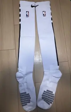 Nike NBAバスケットボールソックス ホワイト 1足