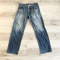 Levi's 503 ワイドストレートデニム W33 フェード　袋布ピンクのサムネイル