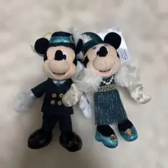 未使用】ジュビリーガラぬいぐるみ・グラスセット 東京ディズニーシー
