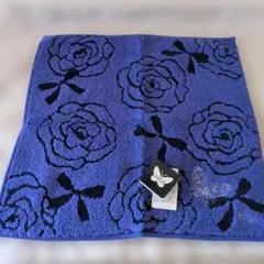 Hanae Mori ハンカチ タオルハンカチ 薔薇 蝶