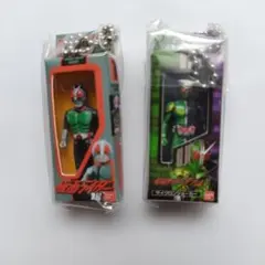 仮面ライダーソフビパッケージチャーム 1号とダブルの２個セット