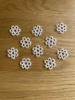 No.12 23a) 少量セット タティングレースモチーフ - メルカリ