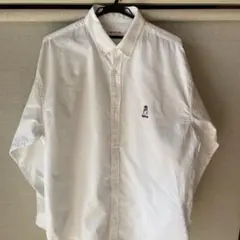 RED CAP GIRL 長袖ホワイトシャツ(綿100%)