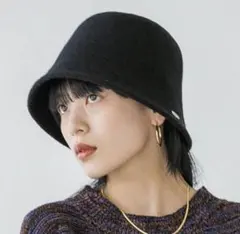 ジーナシス ウールハット バゲットハット JEANASIS ブラック