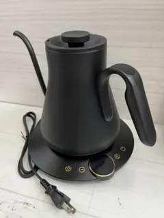 値下げ】電気ケトル 1.0L コーヒー ドリップ ステンレス 細口 ブラック 