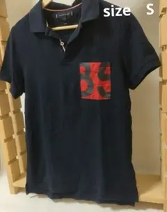 TOMMY HILFIGER ネイビー ポロシャツ S
