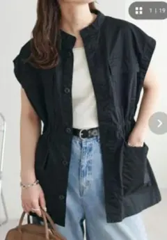 DISCOAT ブラック ベスト