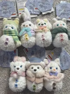 新品　ダッフィーフレンズ　シークレットオブスノーウィーデイ　ぬいぐるみ