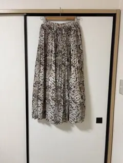 RESEXXY パイソン ロングスカート 裏地