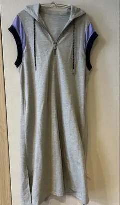 LesAgeuレアージュ☆ロングワンピース☆パーカーワンピ☆ゆったりサイズ