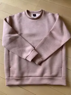 ワークマン ダブルフェイスビッグシルエットプルオーバー Lサイズ オレンジ