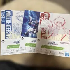 ガンダムSEEDFREEDOM 一番くじG賞 クリアファイル3点セット