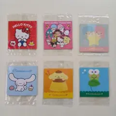 サンリオ　なかよしシールグミ　　シール ６枚セット