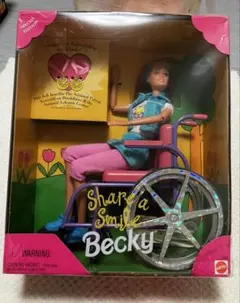 マテル　バービー　ベッキー　車椅子　becky barbie
