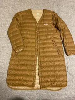 DANTON ロングダウンジャケット 36 ブラウン