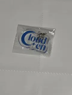 Cloud ten ロゴキーホルダー カプセルトイ 青 ブルー