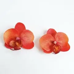 アーティフィシャルフラワー 髪飾り ハンドメイド 胡蝶蘭 ヘッドパーツ 和服 袴