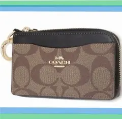 未使用 COACHコーチシグネチャーコインケース/カードケース