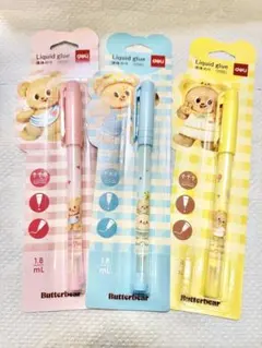 butter bear バターベア ボールペン 3本入り - メルカリ