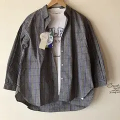 新品 チェックシャツ　SM2 サマンサモスモスブルー