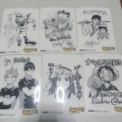 ナツコニ2019 サイン入りイラストカード 6枚セット