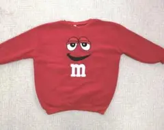 【新品】【未使用】M&M’s 赤 スウェット トレーナー人気のサムネイル