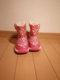 ミニーマウス ファー付きブーツ 子ども用 ピンク