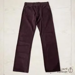 USA製 Levi’s 501 カラーデニム バーガンディ W33相当#790