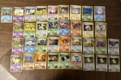 【旧裏/当時物】ポケカまとめ 35枚 わるいリザード サンダース ジムリーダー