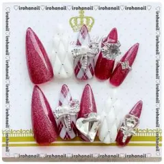 ネイルチップ オーダー受付中 量産型 ワンホン マグネット y2k キルティング