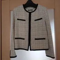 ★値下げしました★StyleNote ノーカラー ツイードジャケット
