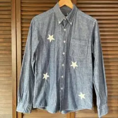 SOPHNET. 星柄刺繍デニムシャツ Mのサムネイル