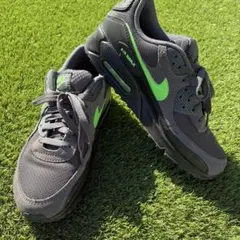 NIKE AIR MAX 90 ブラック×ネオングリーン　26cm