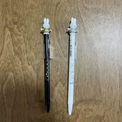 未使用 海外限定 ミッフィー 立体フィギュア付き シャープペンシル 2種セット