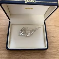 TASAKI タサキ 田崎真珠　パール ブローチ シルバー　一珠のサムネイル