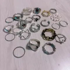 【大容量】シルバー ゴールド リング 23個セット
