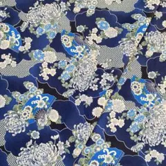 大正ロマン和柄生地