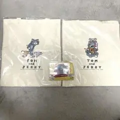 トムとジェリー　happyくじ C賞　トートバッグ　G賞　ステッカーセット