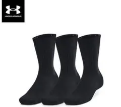 アンダーアーマー UA コットン クルー ソックス 3足セット 1386311