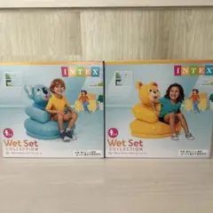 INTEX Happy Animal Chair 2個セット　浮き輪みたいなん？のサムネイル