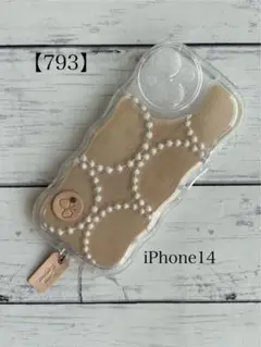 【793】ミナペルホネン　タンバリン　スマホケース　iPhone14