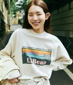 未使用l.l.bean ポーテージ・クルーネック・スウェットシャツ　リバーシブル