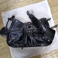 archive studs one shoulder bag y2k 00s