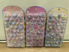 【正規品】サンリオキャラクターコットンパフィー3パックセット