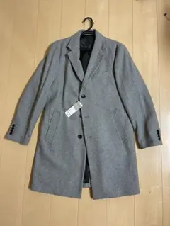 GU グレー チェスターコート Mサイズ メンズ