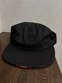 SUPREME 黒キャップ ナイロン製