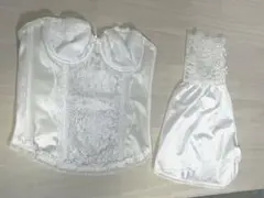 【ブライダルインナー　上下セット】 ビスチェＢ70 ペチコートパンツS