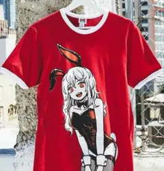 OMOCAT BUNNYGIRL T-Shirt レッド　Lサイズ