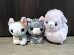 ぬいぐるみ 3点セット 猫 アルパカ