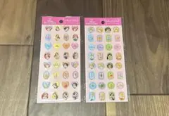 ディズニープリンセス　ストーンシール２種類セット　セリア　Seria